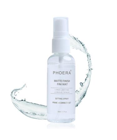 Allbesta Make-up Setting Fixing Spray Matte Finishing for a long hold and fresh look of the make-up oil-free without colored 50ml 05#