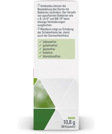 Syxyl probio -cult duo - nutritional supplement with riboflavin lactic acid bacteria & micronutrients to support intestinal flora & mucosa - 30 Capsules in Blister Pack - Buy Online on GoSupps.com