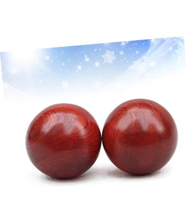 Solustre 6 StK Hand Exercise Meditation Balls - Wooden Massage & Fitness Tools for Wrist Health & Gymnastics - Buy Online on GoSupps.com