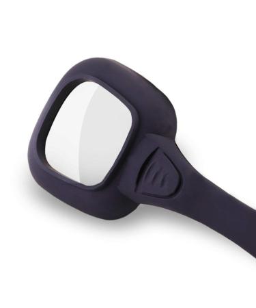 Magnifier Reader Square Mirror with Light 5 Times Soft Surface Scrub Waterproof Anti-Slip Magnifier Good Times