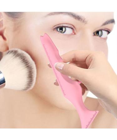 Mikinona Blue Eyeliner Pencil 3pcs Silicone Beauty Ruler Lipstick Eyelash Shield Applicator Lash Tool Mascara Applicator Massage - Buy Online on GoSupps.com