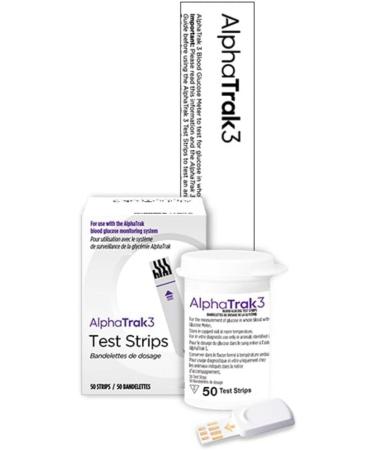 AlphaTrak3 Pet Blood Glucose Testing Strips 50 Count for Cats & Dogs - Buy Online on GoSupps.com