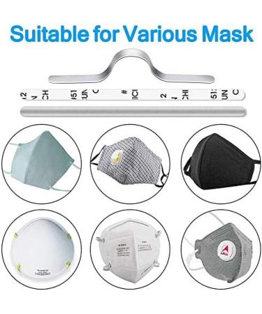 100Pcs Self Adhesive Aluminum Nose Bridge Strips for Mask Making - Buy Online on GoSupps.com