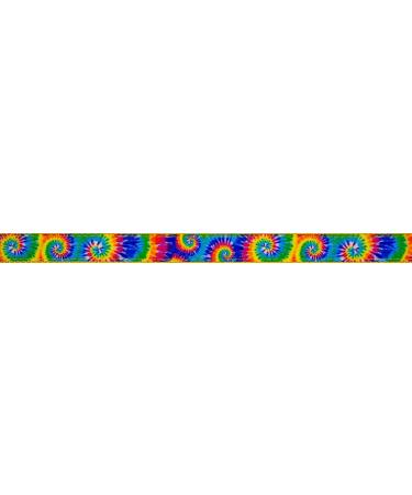 Country Brook Design | 1 Inch Tie Dye Ribbon on Gold Nylon Webbing - 5 Yards | Pack of 1 - Buy Online on GoSupps.com