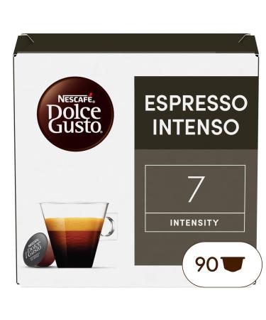 NESCAFE DOLCE GUSTO Nescaf Dolce Gusto Espresso Intenso - Coffee - 90 Capsules (Pack of 3 XL x 30 capsules)