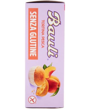  Italian Gourmet E.R. Bauli Tortina Pesca Senza Set of 6 boxes of gluten-free gluten-free breakfast 140 g + Italian gastronomic pulp 400 g - Buy Online on GoSupps.com