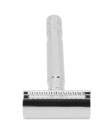 High Durability Double Edge Safety Razor - Ideal for Travel Hotels & Home (Silver) - Buy Online on GoSupps.com
