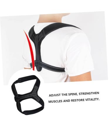 Posture Brace Belt for Shoulder & Clavicle Support | Enhanced Posture Trainer for Kids & Adults - S Size - Buy Online on GoSupps.com