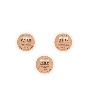 Maybelline New York Paris Dream Cushion Liquid Foundation - 48 Sunny Beige, Pack of 3