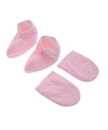 Baluue 2 Paires Mitaines Isolantes en ponge pour Soin des Mains Fermeture Pression