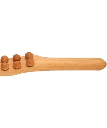 Muscle Massage Wooden Scraper Stick | 20 Beads | Ultimate Relaxation & Back Massage Tool - Buy Online on GoSupps.com