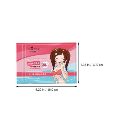 Lurrose 30pcs Face Wax Strips | Small Wax Strips for Hair Removal Near Lips | Effective & Gentle Facial Hair Removal - Buy Online on GoSupps.com