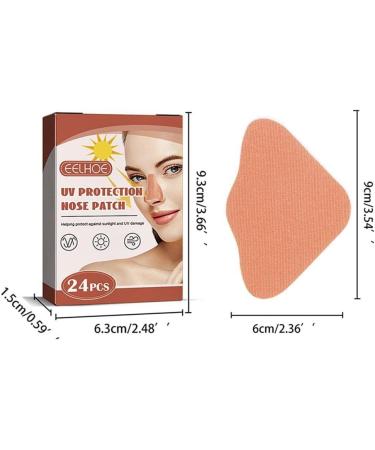 YXRRRving 24-Piece Sun Protection Nose Plaster - Breathable UV Care Mask for Outdoor Activities - Buy Online on GoSupps.com