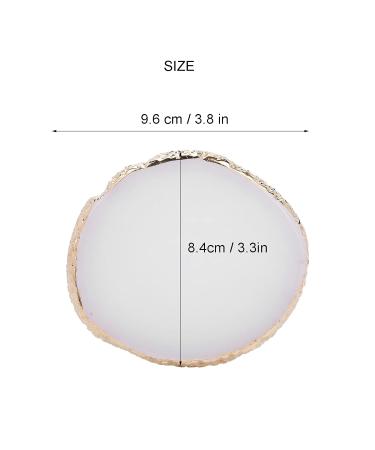 Portable Nail Palette - White Nail Polish Pigment Mixing Plate for Nail Salon | Ideal for DIY Manicures & Professional Use - Buy Online on GoSupps.com