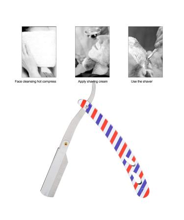 Professional Barturaser - Stainless Steel Foldable Men's Razor for Hair & Face | Perfect Red & White Shaver - Buy Online on GoSupps.com