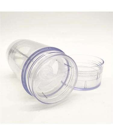 4 Pack 2.5 Oz /75ml Plastic Deodorant Containers Empty Clear Cylinder (Bottom Refilling & Twist Up) Big Refillable Deodorant Tube Bottles Stick Container for Lip balm Foundation - Buy Online on GoSupps.com