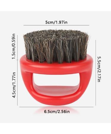 Buy Retro Shaving Brush | Portable Shaving Creams | Black Hair & Red - International Shipping - Buy Online on GoSupps.com
