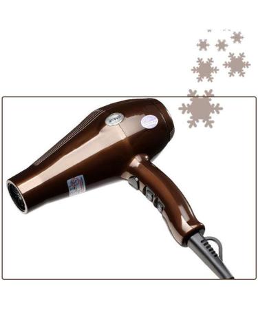 2300W Power Ionic Hair Dryer Professional Salon Dry Hair Hairdryer with Concentrator 2-Speed and 3 Temperature Settings Cool Shot Function AC Motor Powerful Quick Drying Hanging Loop Brown Small Gift - Buy Online on GoSupps.com