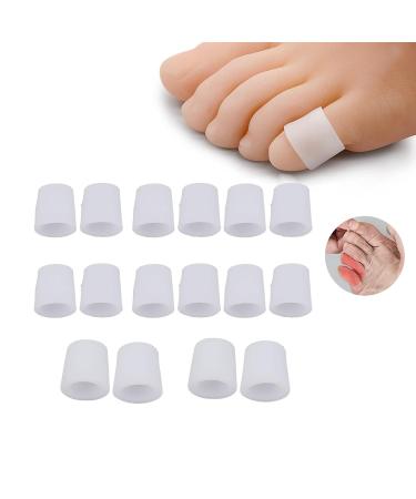 8 Pairs Silicone Toe Separators | Toe Protectors for Women Men | Prevent Toe Rubbing | Toe Sleeve Cover - Buy Online on GoSupps.com