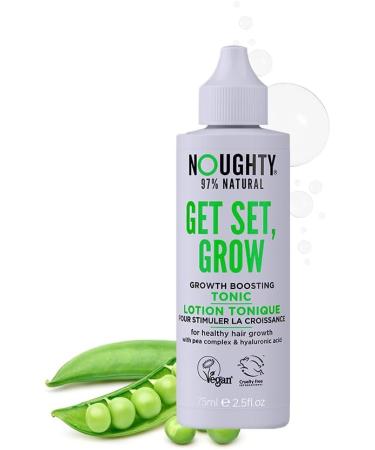 Noughty Get Set Grow Tonic: 97% Natural Leave-in Treatment for Thicker Hair with Pea Complex and Hyaluronic Acid - 75ml - Buy Online on GoSupps.com