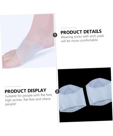 Buy Shoe Insert Gel Insoles - Arch Support for Flat Feet & Comfort | 2 Pairs for Men & Women - Buy Online on GoSupps.com