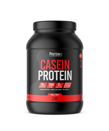 ProteinCo | 100% Casein Protein Micellar | Stevia & Natural flavour | 2 Lbs | Vanilla Flavour