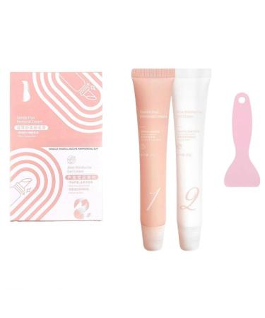 Kit de cr me d pilatoire pour femmes Cr me d pilatoire pour le visage pilation de la l vre sup rieure efficace et indolore pour le visage travail rapide pour le Face les sourcils (1)