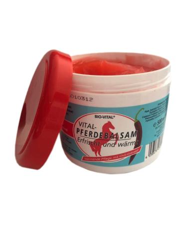 500ml of horse balm with chiliextract/massage ointment/heat ointment/pain relief/against muscle pain/helps with tension and sore muscles - Buy Online on GoSupps.com