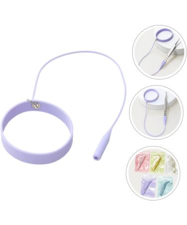 MAGICLULU Tweezers Silicone Bracelet Makeup Silicone Lash Tweezer Wristband Tweezers Protector for Lashes Useful Eyelash Tool Lash Separator Miss Purple Make up Extend - Buy Online on GoSupps.com