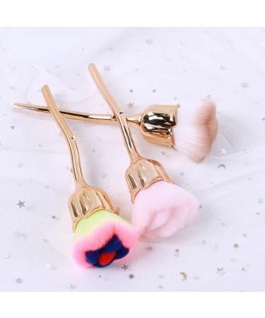 OXOAMP Makeup Brush Rose Makeup Brushes Large Cosmetic Powder Foundation Blush Blending Nail Dust Brush Brush Beauty Foundation Brushes - Buy Online on GoSupps.com