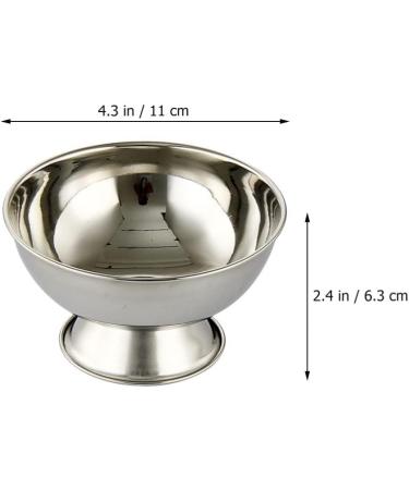 Premium Tall Metal Shaving Bowl for Men | Reusable Shaving Accessory & Soap Cup | Perfect Shaving Supplies - Buy Online on GoSupps.com