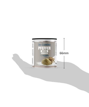 Buy By Amazon White Pepper 50g - Premium Quality International Shipping Available - Buy Online on GoSupps.com