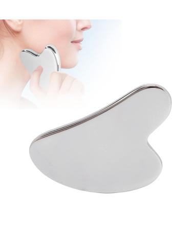 YOUTHINK Stainless Steel Gua Sha Facial Tool Face Lifting Tightening Scraping Improve Circulation Reduce Swelling Comfortable Grasp for Home Salon