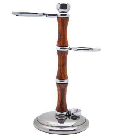 Haryali London Men's Wooden Shaving Set - Double Edge Safety Razor Synthetic Badger Brush Bowl & Soap | International Shipping Available - Buy Online on GoSupps.com