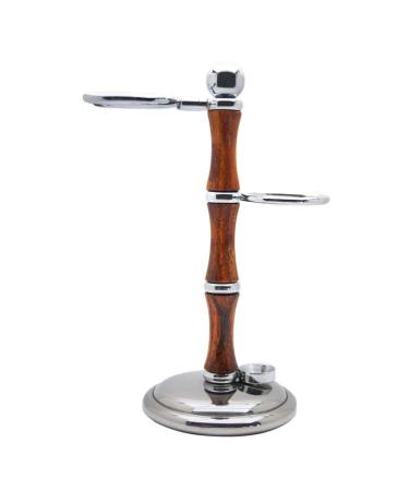 Haryali London Men's Wooden Shaving Set - 3 Synthetic Badger Razors Stand Bowl & Soap for the Perfect Shave | Buy Internationally - Buy Online on GoSupps.com