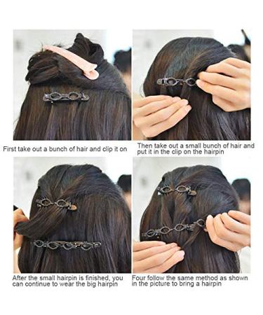 Double Bang Hairstyle Hair Needle - Fashion Double Layer Twist Band & Braiding Tool (Black Set) - Buy Online on GoSupps.com