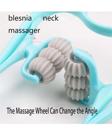 2024 Handheld Neck Massage Device with Back Massager - Pink Nocolate Till Roller with 6 Balls for Pain Relief in Neck Shoulders & Legs - Buy Online on GoSupps.com