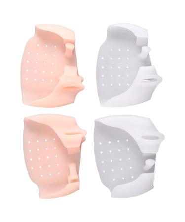 Milisten 2 Pairs Toe Separator Hammer Toes Support Crest Pad Cushions Toe Straightener Corrector for Hallux Valgus and Plantar Fasciitis