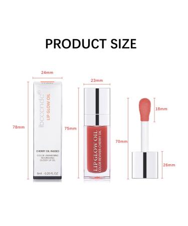 GL-Turelifes Cherry Plumping Lip Gloss Oil - Hydrating Tinted Balm for Nourished Lips - Buy Online on GoSupps.com