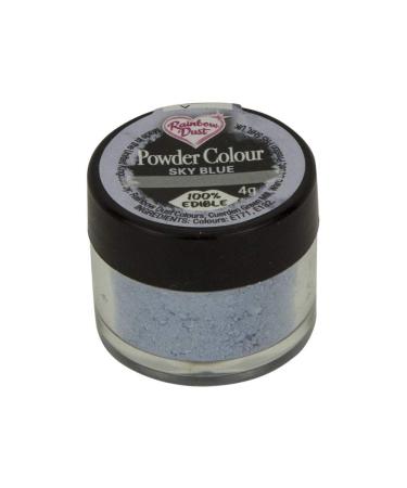Rainbow Dust Edible Matt Powder Dust Colour 4g Sky Blue