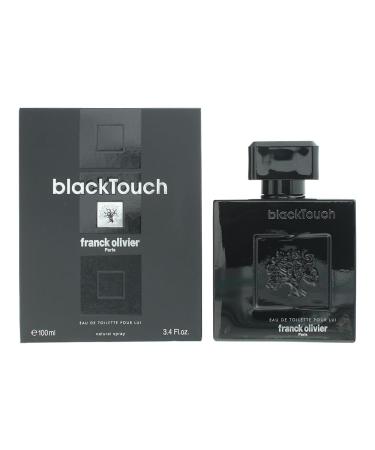 Frank Olivier Black Touch for Men Eau De Toilette Spray 3.3 Ounce