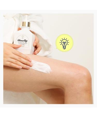 Glow Up In Shower Tone Up Milk - 10.58 Oz Body Moisturizer | Korean Skin Care | Vitamin & Ylang Ylang Flower Oil for Radiant Skin - Buy Online on GoSupps.com