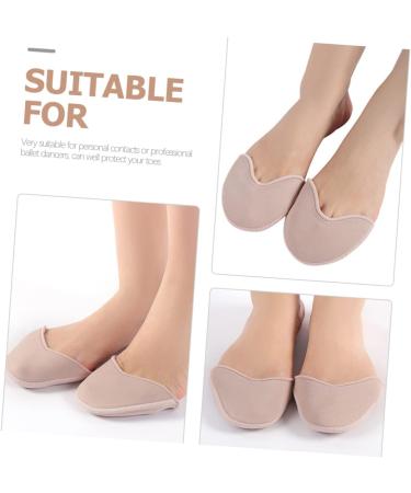 2 Pairs Ballet Toe Protectors - Cushioned Pointe Shoe Covers & Forefoot Relief Pads for Women - Buy Online on GoSupps.com