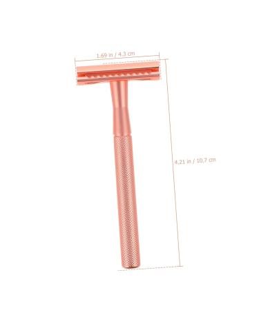 Ipetboom 5 Manual Shaver - Classic Metal Safety Razor for Women | Double Edge Grooming Razor with Zinc Alloy Blade & Eco-Friendly Kraft Paper - Buy Online on GoSupps.com