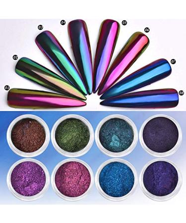 Artlalic 0.3g Chameleon Mirror Nail Glitter Powder | DIY Chrome Pigment for Stunning Nail Art & Manicures - International Shipping - Buy Online on GoSupps.com