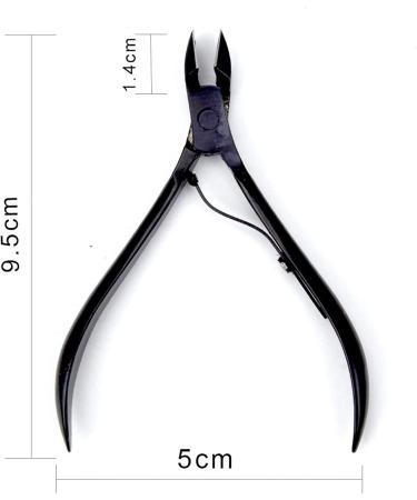 Ingrown Toenail Professional Nail Art Cuticle Nipper Clipper Edge Cutter Toenail Toe Ingrown Dead Skin Scissor Stainless Steel Manicure Pedicure (Color : D) (A) - Buy Online on GoSupps.com