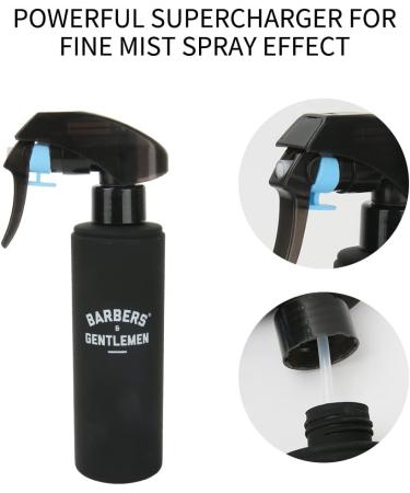 Barber Spray Bottle Set - Ultra Fine Water Mist for Hair Styling, Skin Care & Plant Spraying (2 Pack) - Buy Online on GoSupps.com