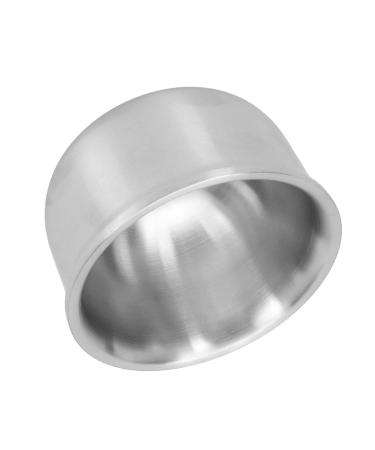 Professional Shaving Foam Mug - Portable Stainless Steel Shaving Bowl for Home & Travel - Buy Online on GoSupps.com