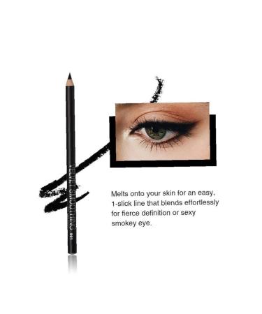 12 Pcs Natural Matte Eye Liner Pencils - Long Lasting Hypoallergenic & Soft Crayon Makeup - Black Eyeliner for International Shipping - Buy Online on GoSupps.com