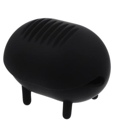 Beauty Egg Storage Blender Travel Cosmetic 7.5x5cm Black